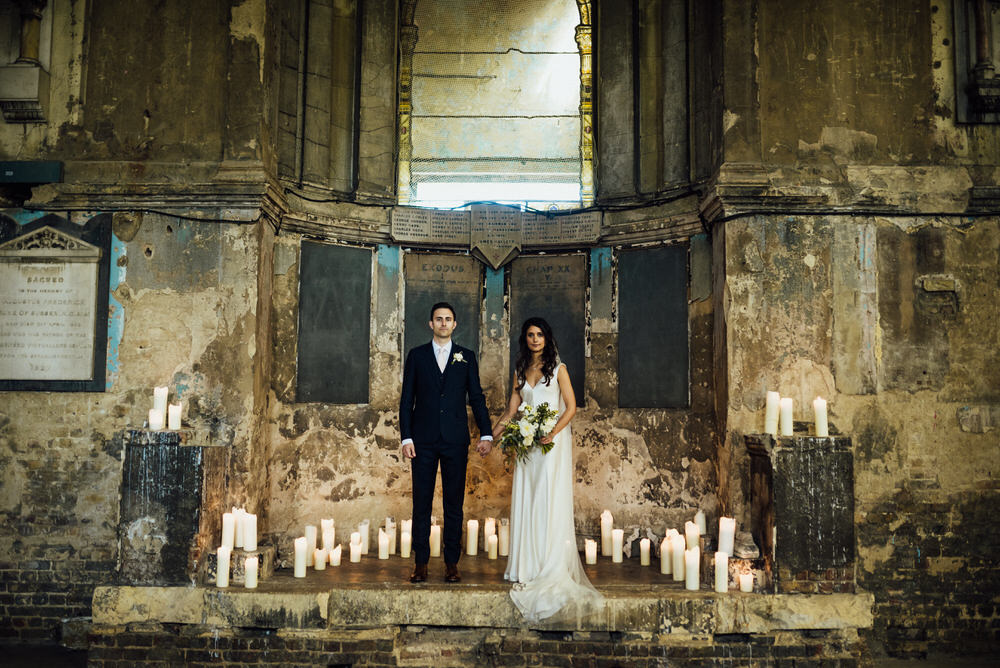 wedding asylum chapel alter photography