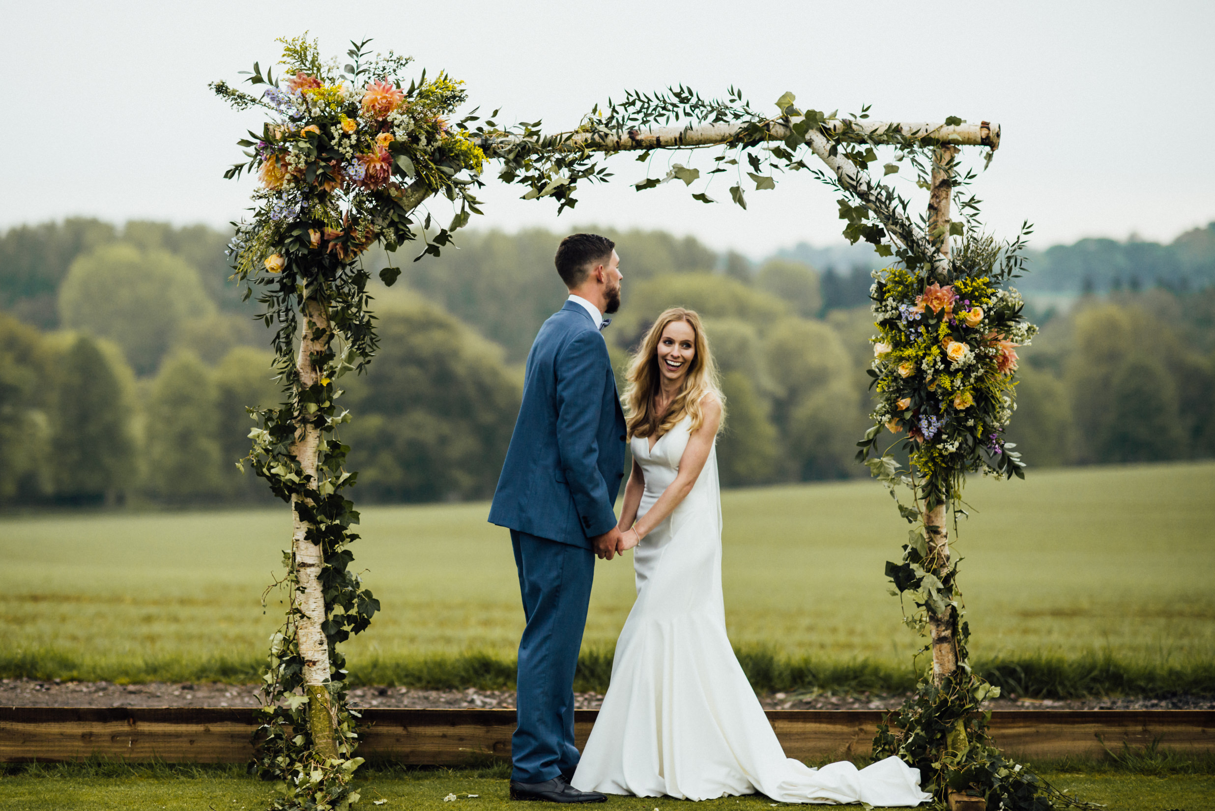 flower arch, romantic wedding photography, natural wedding photography