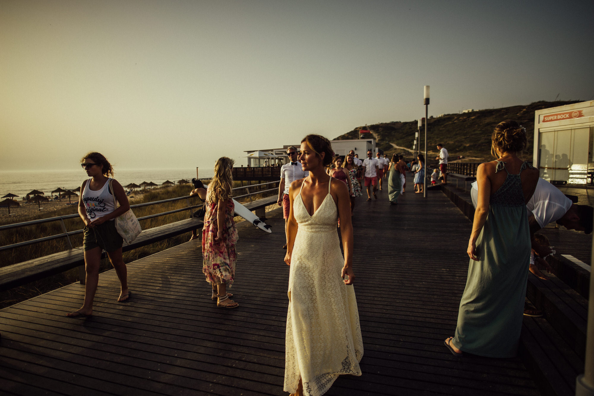 beach wedding, alternative wedding photographer, creative wedding photography