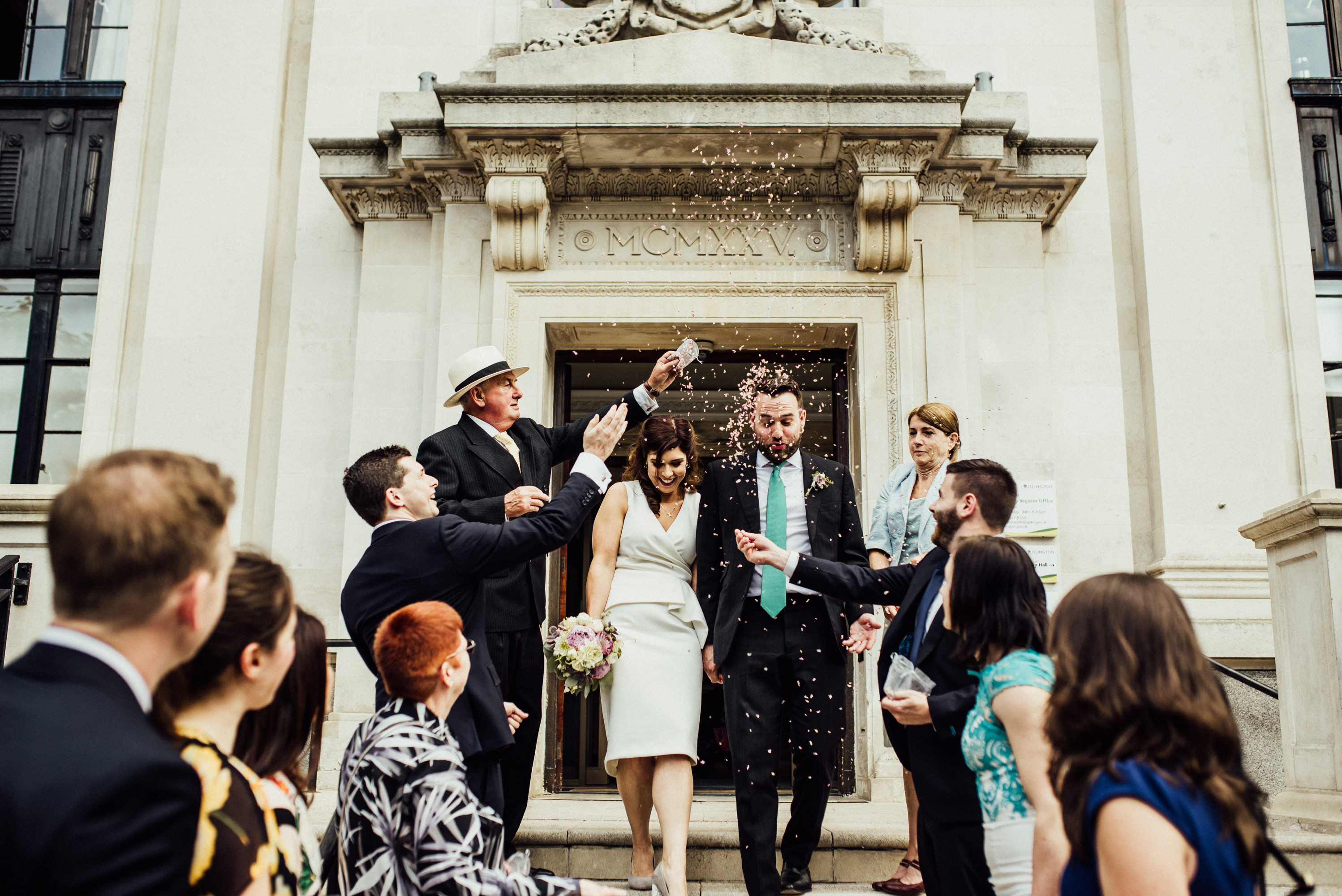 wedding photographer Islington Town Hall