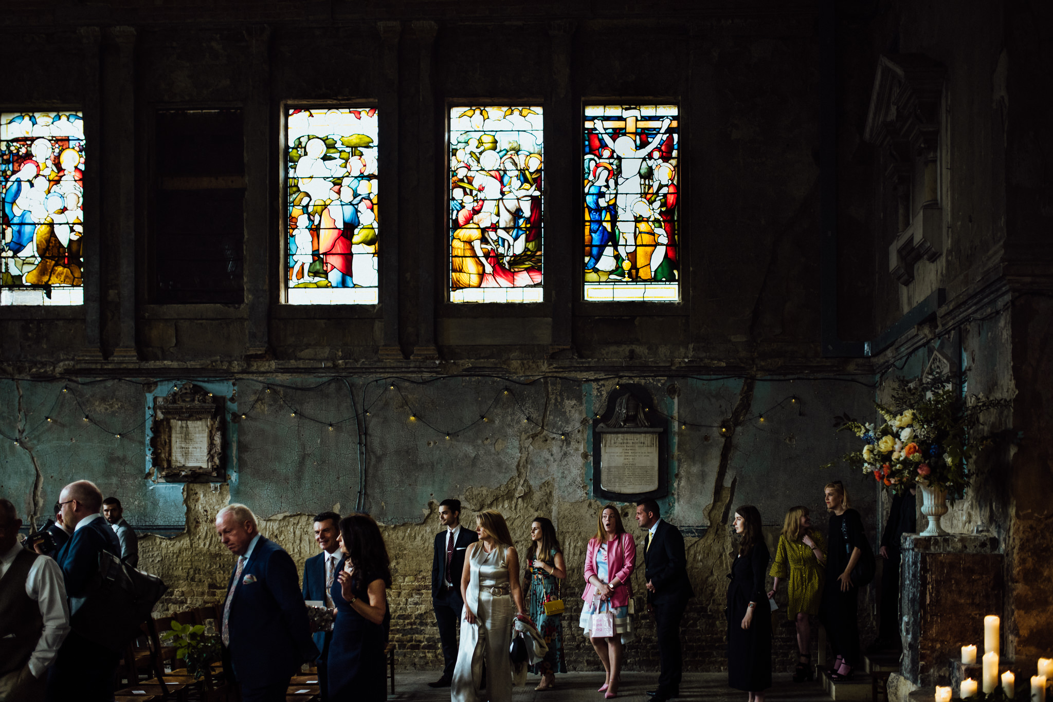 Hermione De Paula wedding dress, edgy wedding photographer, london wedding photography, artistic wedding photography, asylum chapel wedding