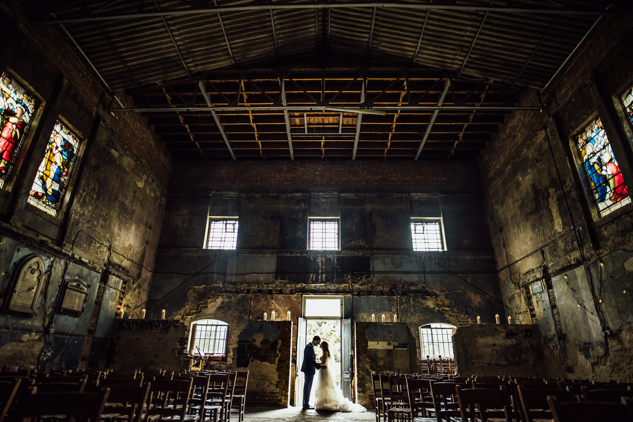 asylum chapel wedding, michelle wood photographer, london wedding photographer, creative wedding photographer
