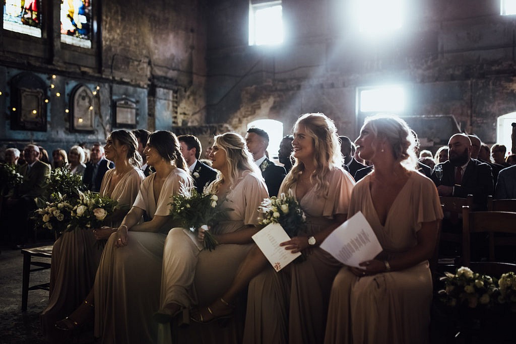 asylum chapel wedding, asylum chapel photographer , bridesmaids