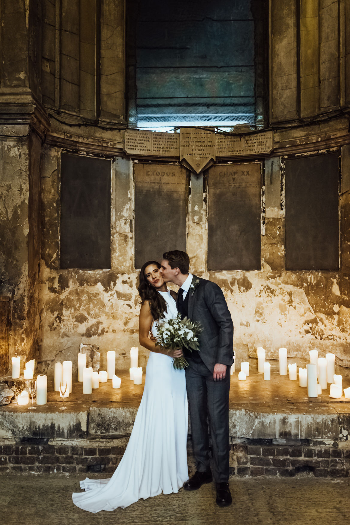 asylum chapel wedding, asylum chapel photographer , bride and groom portraits, Beckham wedding photographer