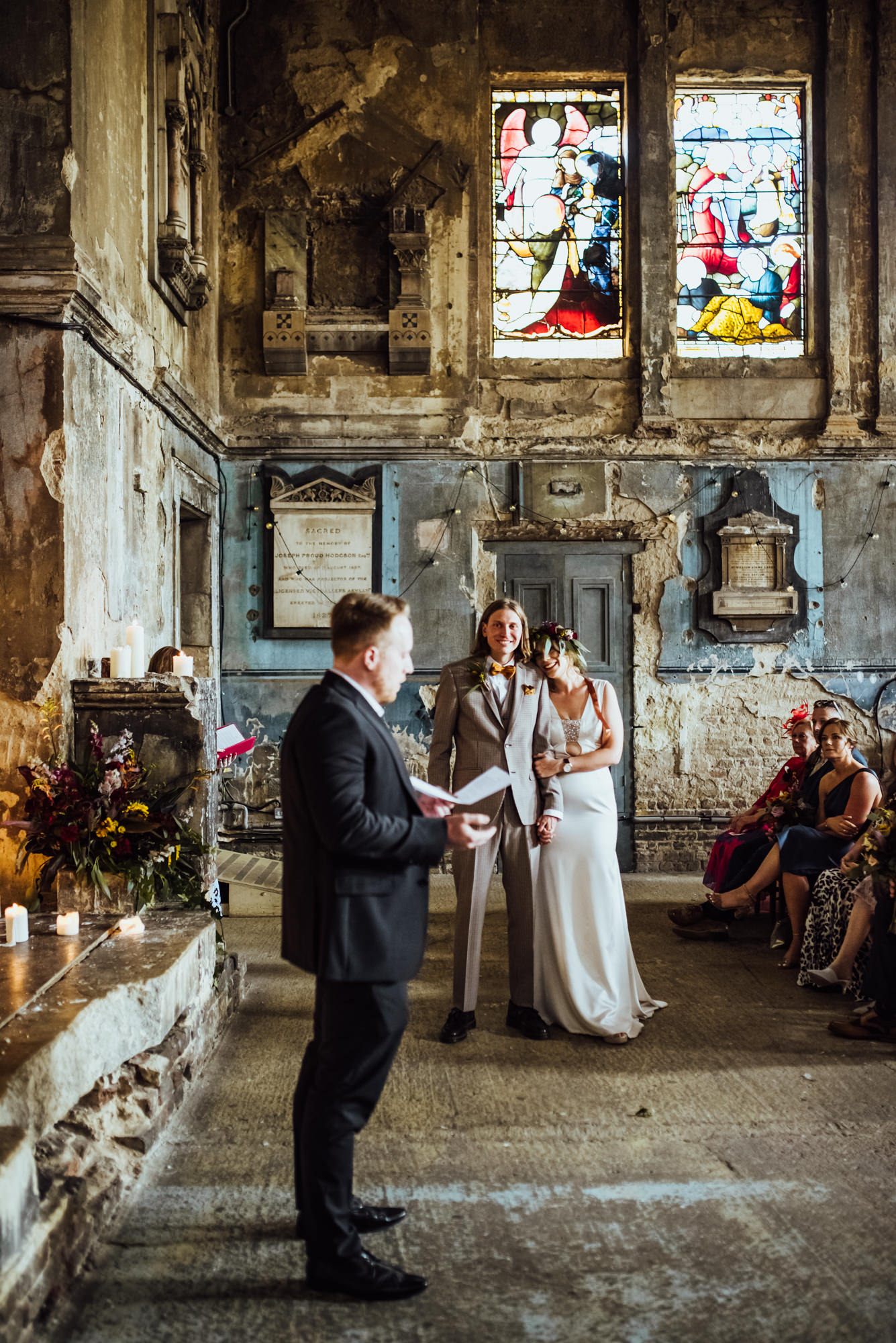 asylum chapel wedding, peckham wedding, london wedding venue