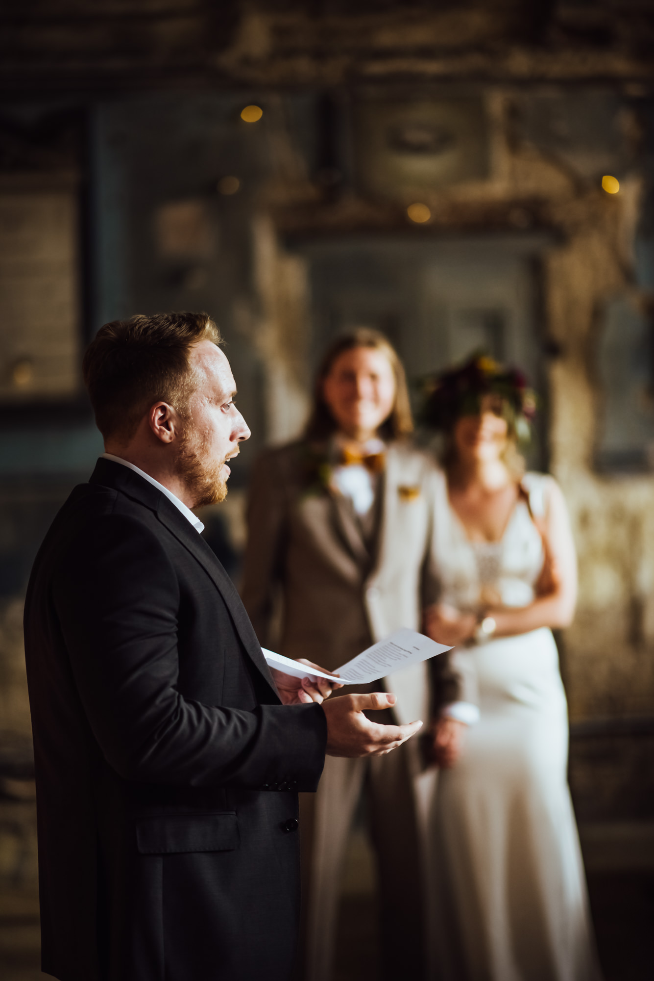 wedding readings, asylum chapel wedding, peckham wedding, london wedding venue