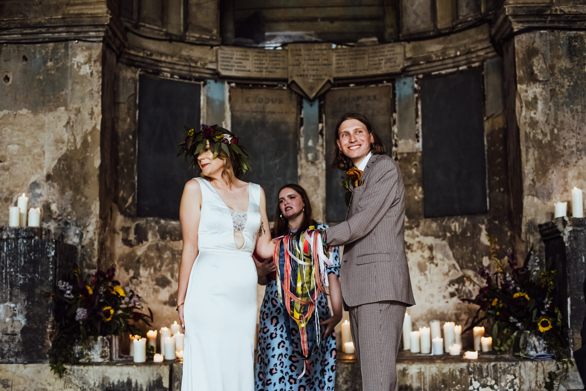 bex celebrant, asylum chapel wedding, peckham wedding, london wedding venue