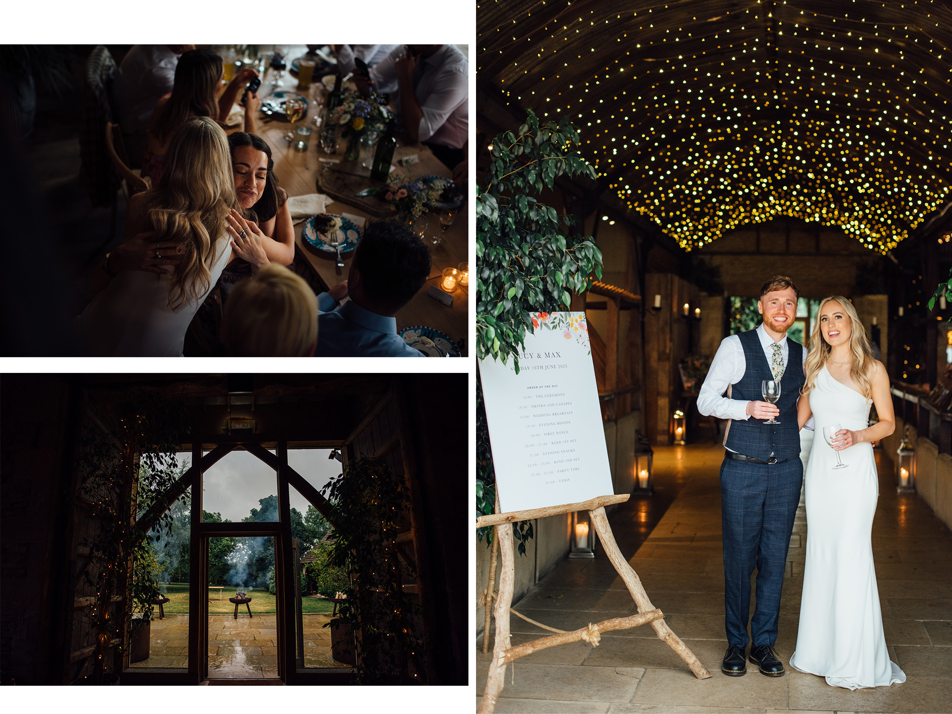 stone barn wedding venue, cotswolds bride, authentic wedding, colourful wedding