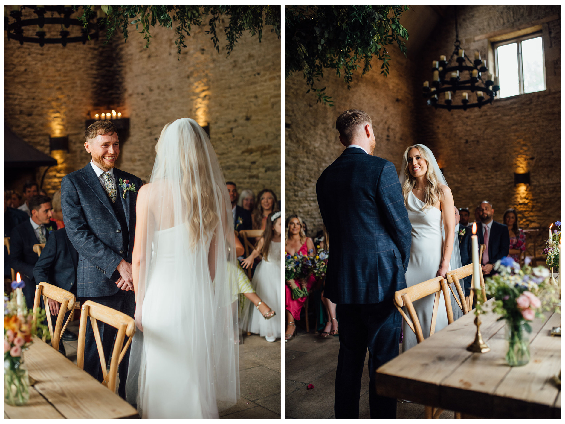 wedding ceremony, stone barn wedding, cotswolds wedding, cripps wedding, june wedding